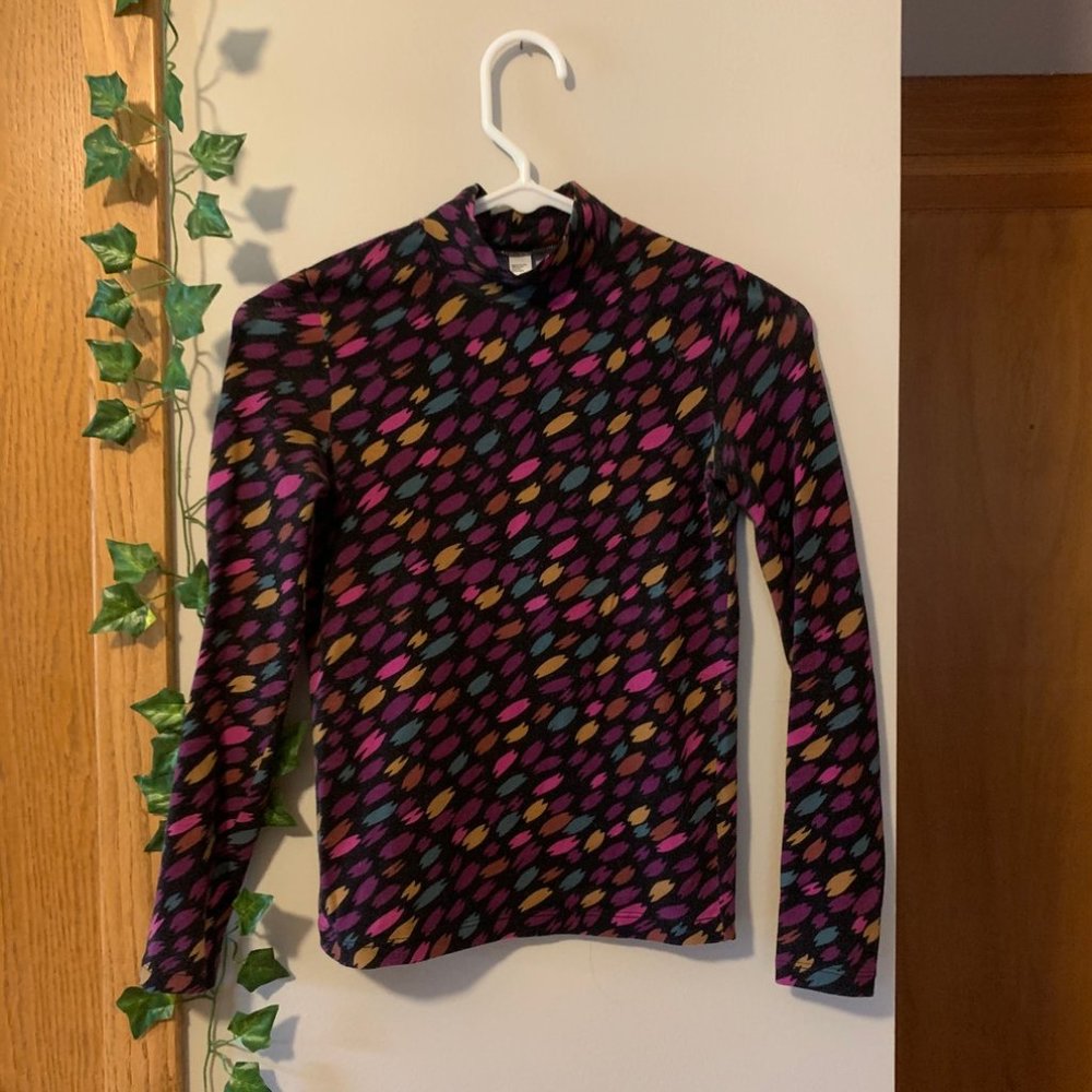 American Apparel High Neck XS Shirt